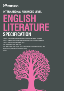 Pearson Edexcel International A Level English Literature Specification
